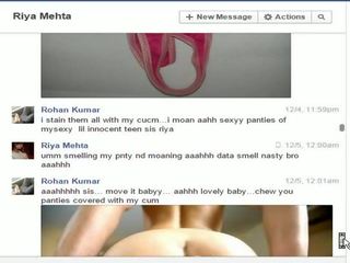 هندي ليس شقيق rohan الملاعين أخت riya في facebook دردشة