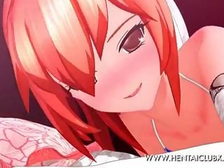 Anime meitenes futanari skaistule hikari vasara masturbācija 3d kails